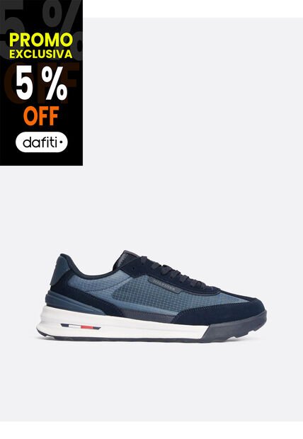 Tenis Azul Marino Deportivas De Cuero Classics Tommy Hilfiger