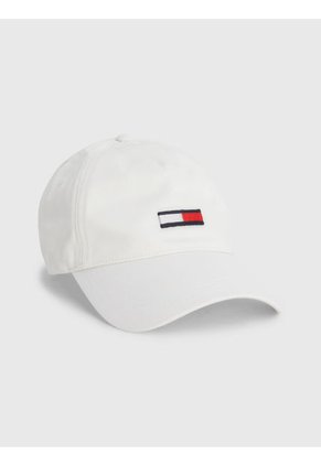 Gorra De Béisbol Con Logo Bordado Mujer Blanco Tommy Hilfiger