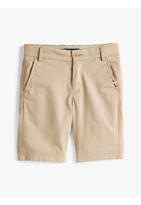Bermudas Beige Chino 1985 Collection Para Niño Tommy Hilfiger