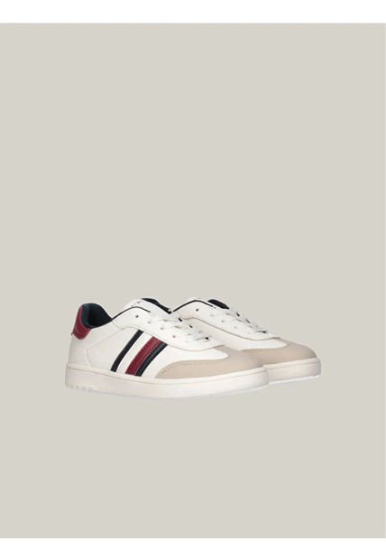 Tenis Blanco Con Logo Tommy Hilfiger