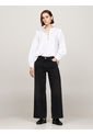 Blusa Blanca De Corte Amplio Con Volantes Tommy Hilfiger de Tommy Hilfiger