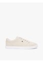 Tenis Beige De Diseño Bajo En Lona Tommy Hilfiger de Tommy Hilfiger