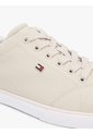 Tenis Beige De Diseño Bajo En Lona Tommy Hilfiger de Tommy Hilfiger
