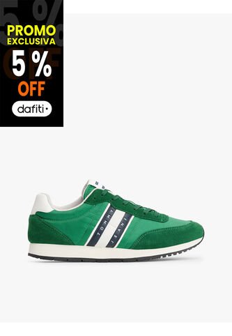 Tenis Verde Essential De Tacos Finos Tommy Hilfiger Tommy Hilfiger