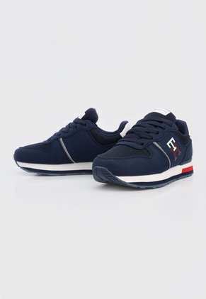 Tenis Lifestyle Azul-Blanco-Rojo Tommy Hilfiger Kids Low Cut Lace