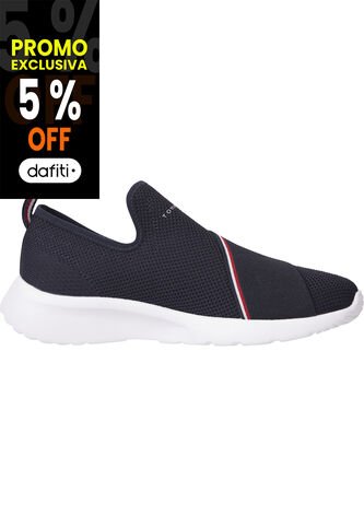 Tenis Azul Essential Sin Cordones Tommy Hilfiger Tommy Hilfiger