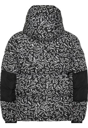 Chaqueta Alaska Acolchada Con Estampado Hombre Negro Tommy Jeans