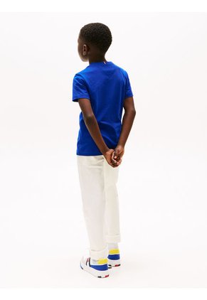 Camiseta Azul Essential De Cuello Redondo Tommy Hilfiger