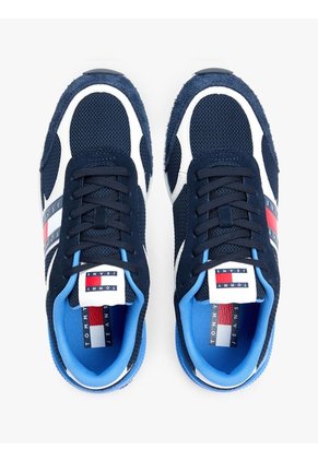Tenis Azul Color Block Estilo Running Tommy Hilfiger