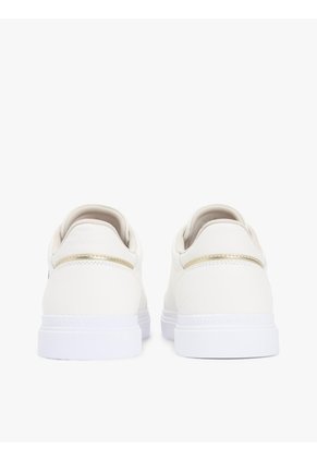 Tenis Blanco De Cuero Con Suela Cupsole Tommy Hilfiger