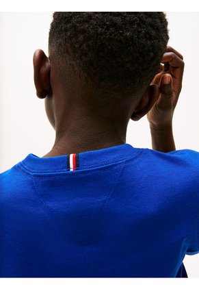Camiseta Azul Essential De Cuello Redondo Tommy Hilfiger