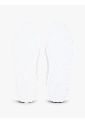 Tenis Blanco De Cuero Con Suela Cupsole Tommy Hilfiger
