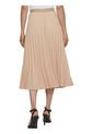 Falda Beige Midi Plisada Para Mujer Tommy Hilfiger de Tommy Hilfiger