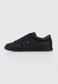 Tenis Lifestyle Negro Tommy Hilfiger Iconic Leather Vulc Punched de Tommy Hilfiger