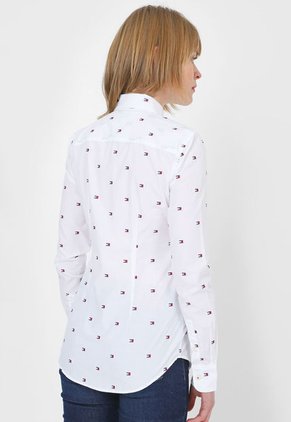 Camisa Blanco-Azul-Rojo Tommy Hilfiger