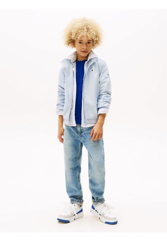 Rompe Celeste Viento Con Capota Y Parche Del Logo Tommy Hilfiger Tommy Hilfiger