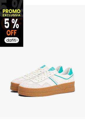 Tenis Blanco De Plataforma The Greenwich Tommy Hilfiger