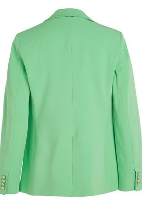 Americana De Traje Con Botonadura Sencilla Mujer Verde Tommy Hilfiger