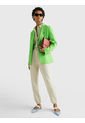 Americana De Traje Con Botonadura Sencilla Mujer Verde Tommy Hilfiger de Tommy Hilfiger