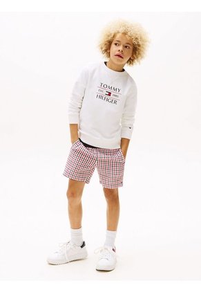 Saco Blanco Con Logo Tommy Hilfiger