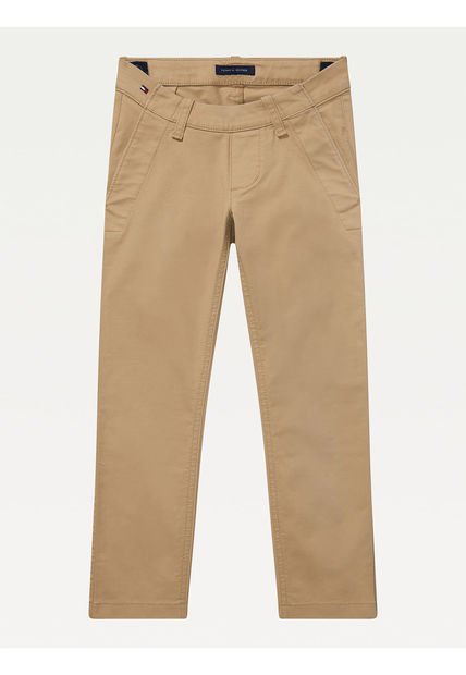 PANTALÓN Niño CHINO ADAPTIVE ELÁSTICO Y ADAPTADO Beige Tommy Hilfiger