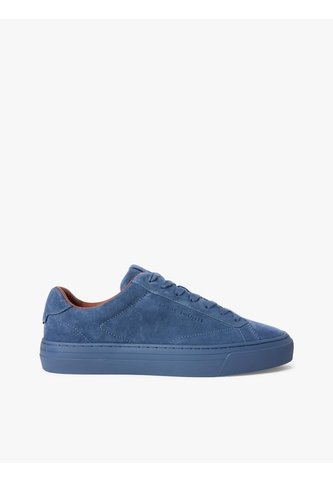 Tenis Azul De Ante Con Logo En Bajo Relieve Tommy Hilfiger Tommy Hilfiger