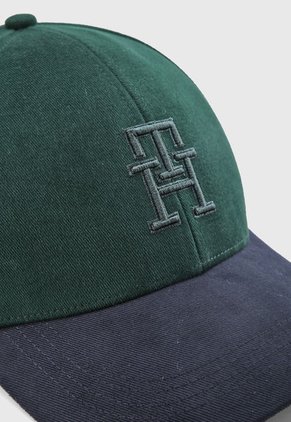 Gorra Verde Oscuro-Azul Navy TOMMY HILFIGER