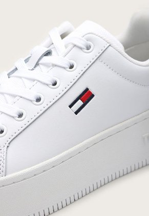 Tenis Lifestyle Blanco Tommy Hilfiger Jeans  Essential Flatform