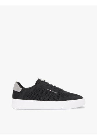 Tenis Negro De Punto Con Logo Tommy Hilfiger Tommy Hilfiger