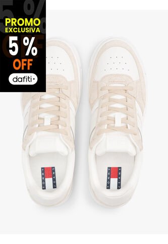 Tenis Beige De Mezcla De Ante Y Suela Cupsole Tommy Hilfiger Tommy Hilfiger