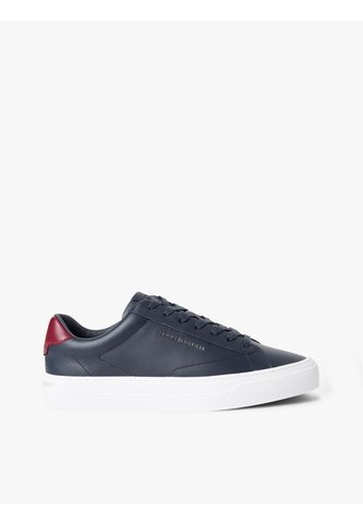 Tenis Azul Oscuro De Cuero Con Suela Cupsole Tommy Hilfiger Tommy Hilfiger