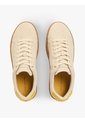 Tenis Beige De Ante Con Talón A Contraste Tommy Hilfiger de Tommy Hilfiger