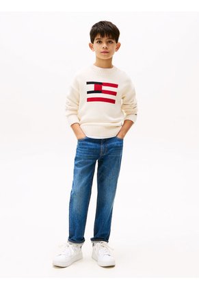 Jeans Azul Amplios Para Niño Tommy Hilfiger