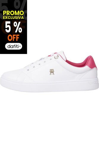 Tenis Blanco Elevated Essential Con Logo Tommy Hilfiger Tommy Hilfiger