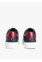 Tenis Azul Oscuro De Cuero Con Suela Cupsole Tommy Hilfiger de Tommy Hilfiger