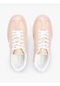 Tenis Beige De Cuero Con Monograma Metalizado Tommy Hilfiger de Tommy Hilfiger