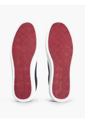 Tenis Azul Oscuro De Cuero Con Suela Cupsole Tommy Hilfiger