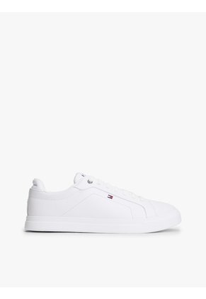 Tenis Blanco De Tenis Hilfiger Icon De Cuero Tommy Hilfiger