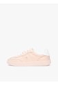 Tenis Beige De Cuero Con Monograma Metalizado Tommy Hilfiger de Tommy Hilfiger