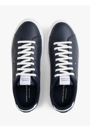 Tenis Azul Marino De Tenis Hilfiger Icon De Cuero Tommy Hilfiger