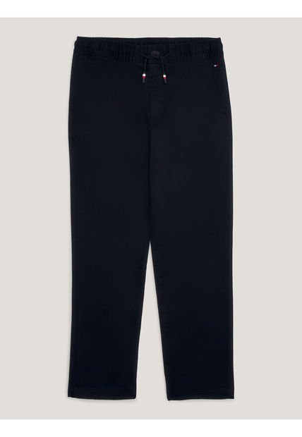 Pantalón Chino Azul Oscuro Essential Con Cordon Para Niño Tommy Hilfiger