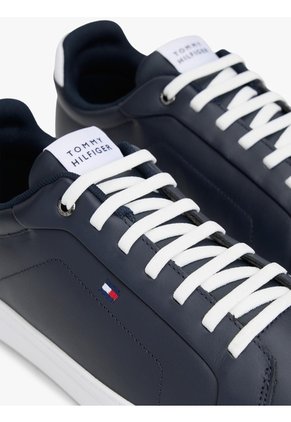 Tenis Azul Marino De Tenis Hilfiger Icon De Cuero Tommy Hilfiger