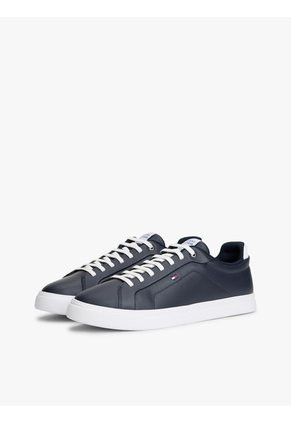 Tenis Azul Marino De Tenis Hilfiger Icon De Cuero Tommy Hilfiger