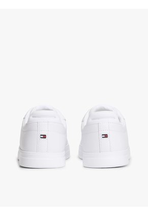 Tenis Blanco De Tenis Hilfiger Icon De Cuero Tommy Hilfiger