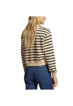 Saco Beige De Rayas Azul Heritage Tommy Hilfiger