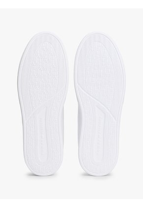 Tenis Blanco De Tenis Hilfiger Icon De Cuero Tommy Hilfiger