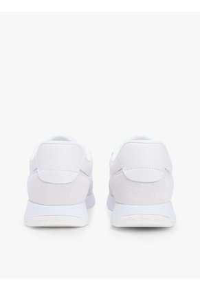 Tenis Blanco De Ante Con Mezcla De Texturas Tommy Hilfiger