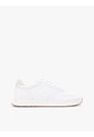 Tenis Blanco De Cuero Con Logo En Bajo Relieve Tommy Hilfiger de Tommy Hilfiger