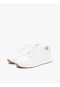Tenis Blanco De Cuero Con Logo En Bajo Relieve Tommy Hilfiger de Tommy Hilfiger