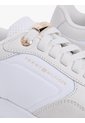Tenis Blanco De Ante Con Mezcla De Texturas Tommy Hilfiger de Tommy Hilfiger